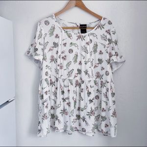 Torrid Plus Size Harry Potter Herbology Blouse